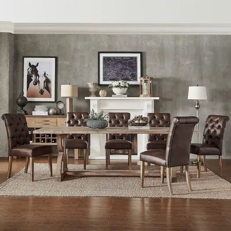 Paloma Reclaimed Wood Rectangular Dining Set by iNSPIRE Q Artisan