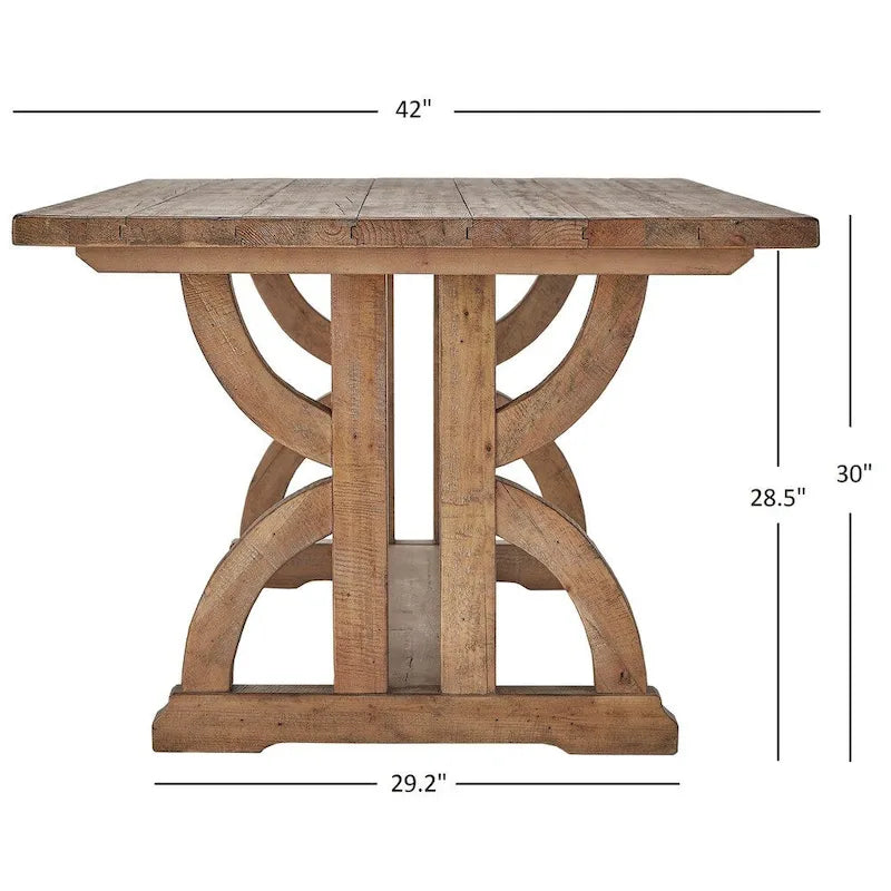 Paloma Reclaimed Wood Rectangular Dining Set by iNSPIRE Q Artisan