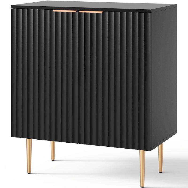 SICOTAS Sideboard Buffet Storage Cabinet with Adjustable Shelves - N/A