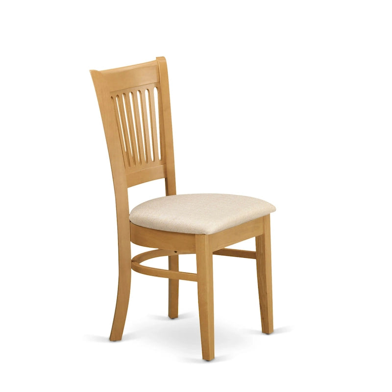 East West Furniture Dinette Set Contains a Round Dining Table with Dropleaf and Dining Room Chairs, (Pieces & Seat Options)