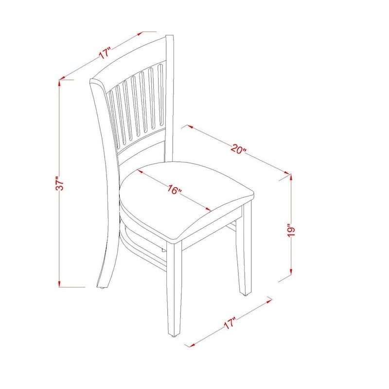 East West Furniture Dinette Set Contains a Round Dining Table with Dropleaf and Dining Room Chairs, (Pieces & Seat Options)