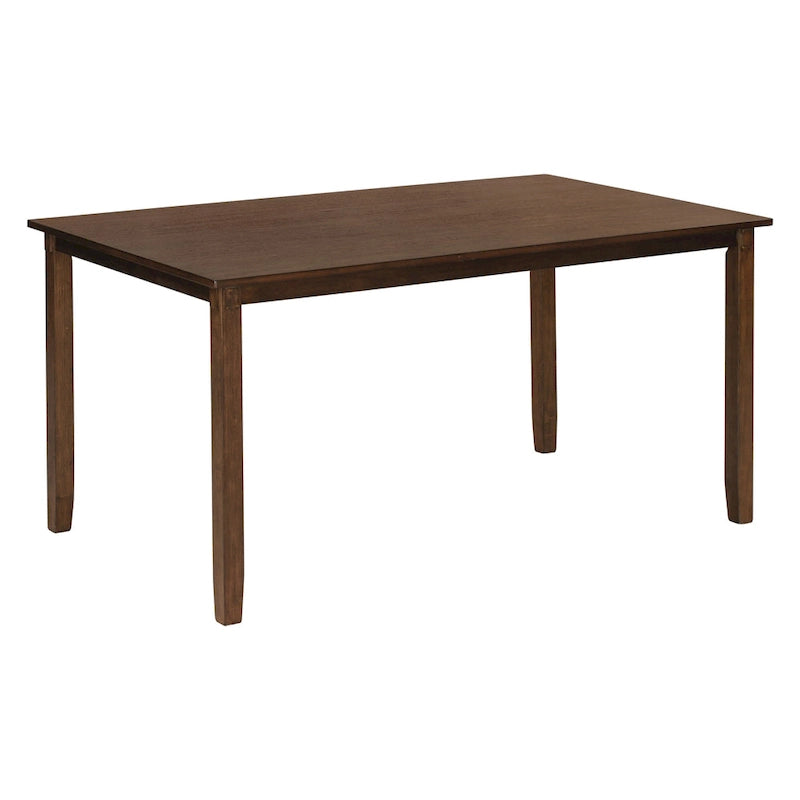 Nestfair 6-Piece Dining Table Set with 4 Fabric Chairs and Bench