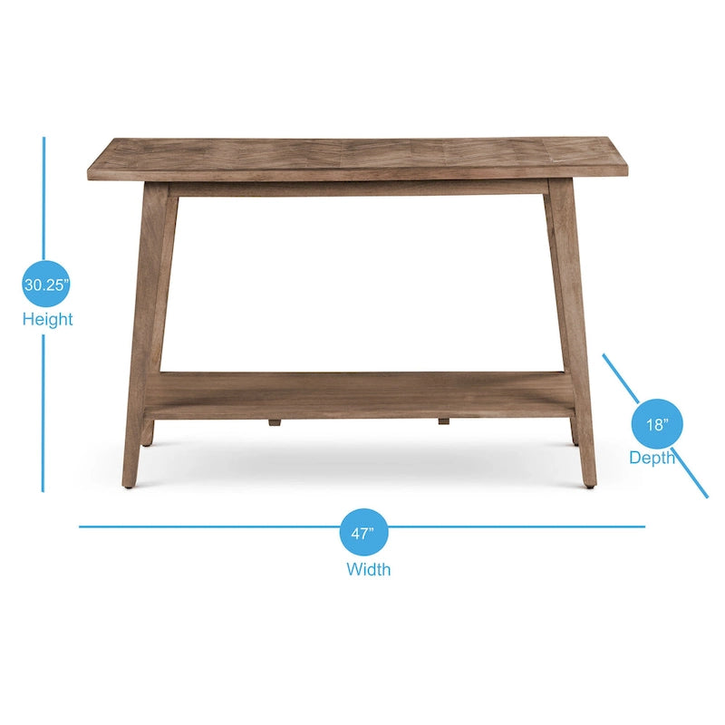 Steve Silver Minett Solid Mango Console Table