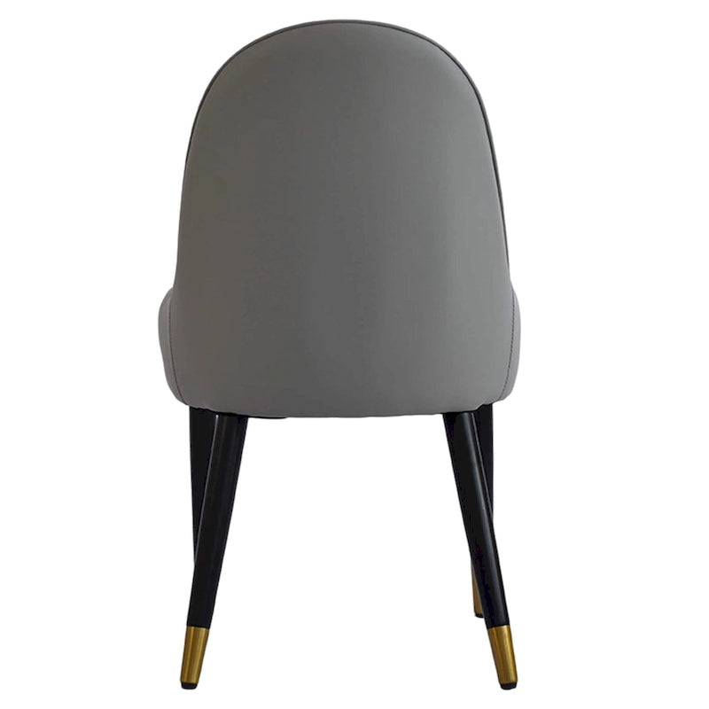 set of 2 Modern PU Leather Dining Chairs