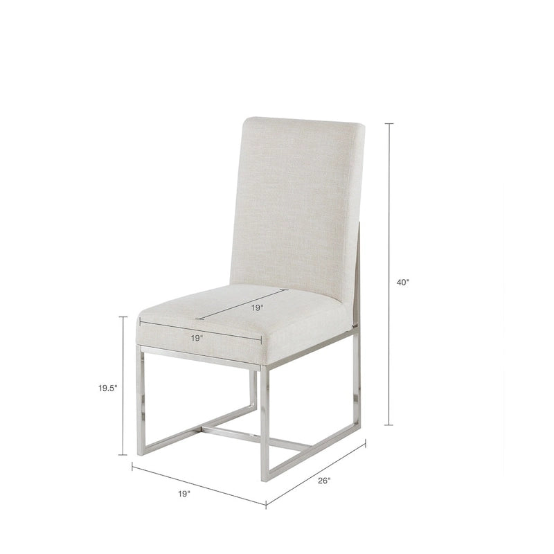 Madison Park Miyu Natural Dining Chair (Set of 2)