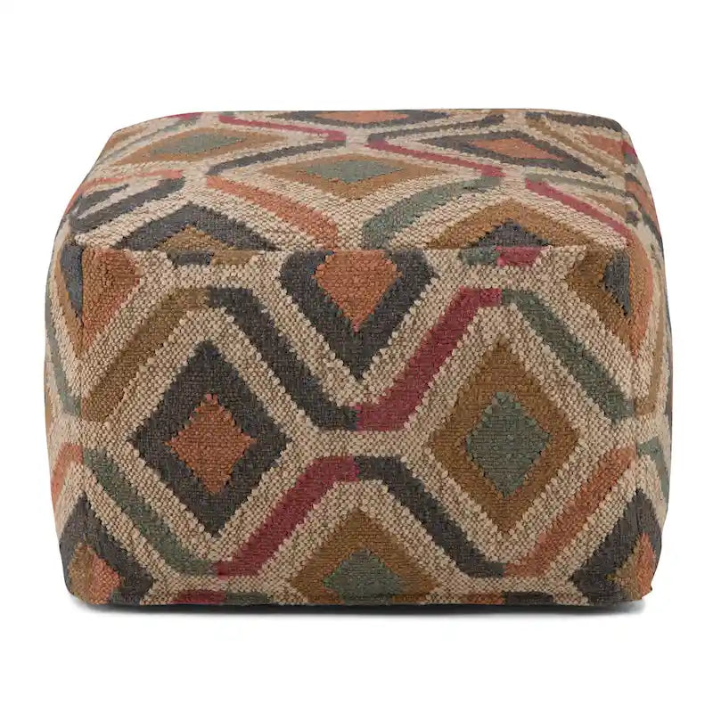 WYNDENHALL Mirella Boho Square Pouf
