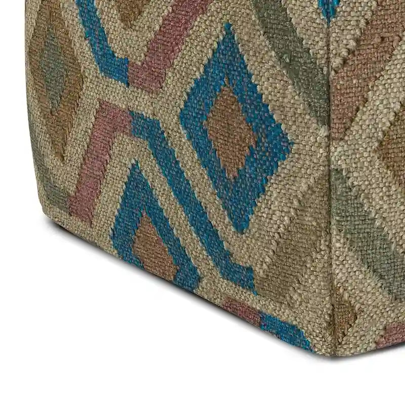 WYNDENHALL Mirella Boho Square Pouf