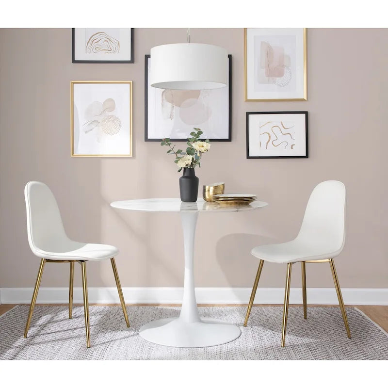 Porch & Den Stone Mod Modern Table