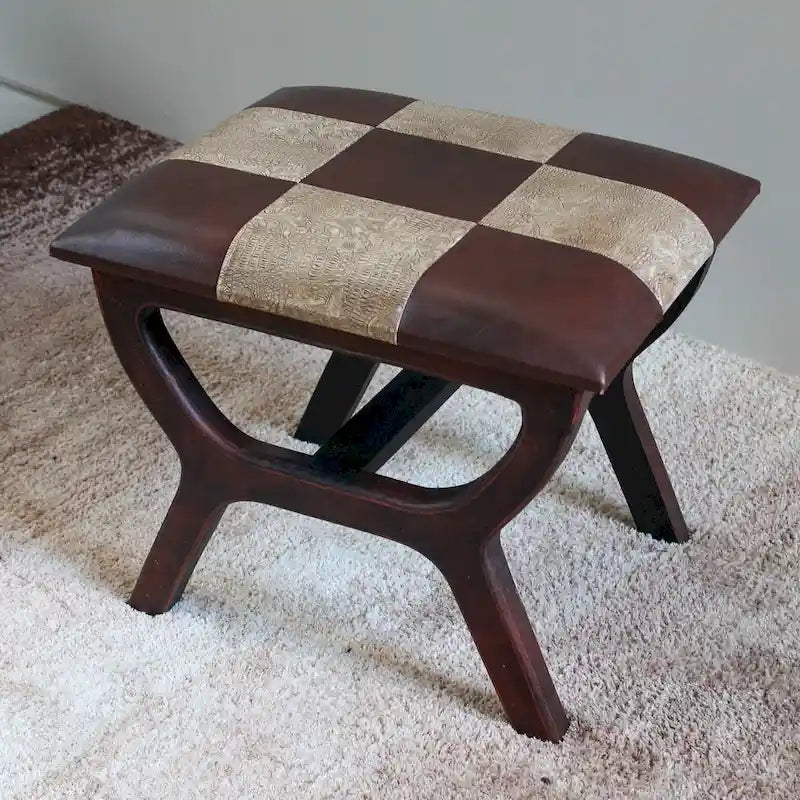International Caravan Carmel Rectangular Vanity Stool