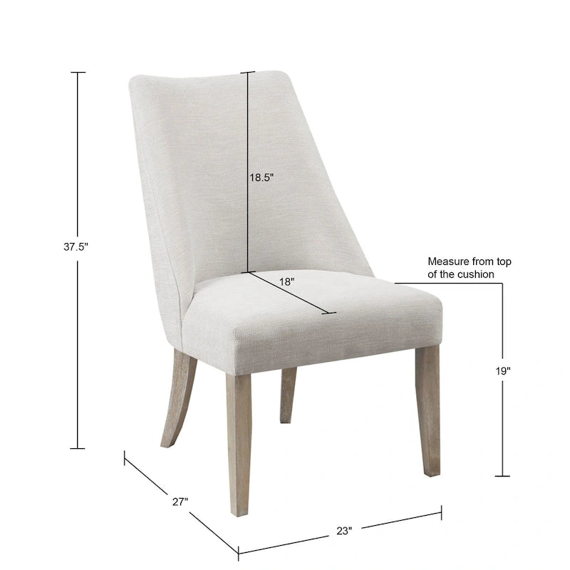 Martha Stewart Winfield Upholstered Dining chair Set of 2