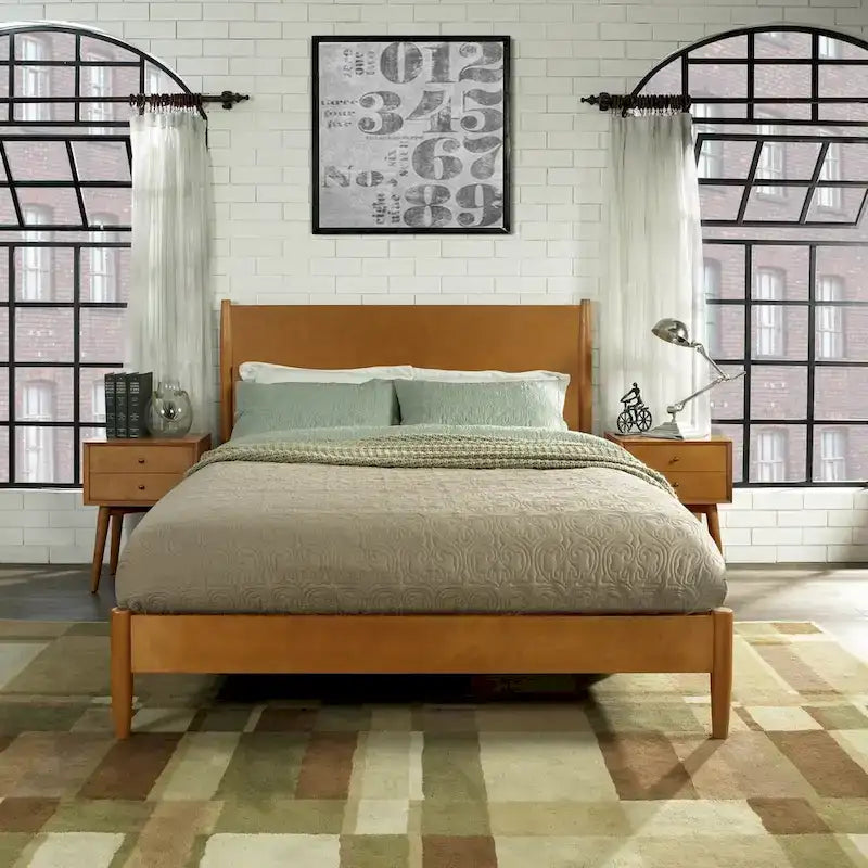 Crosley Landon King Bedset in Acorn