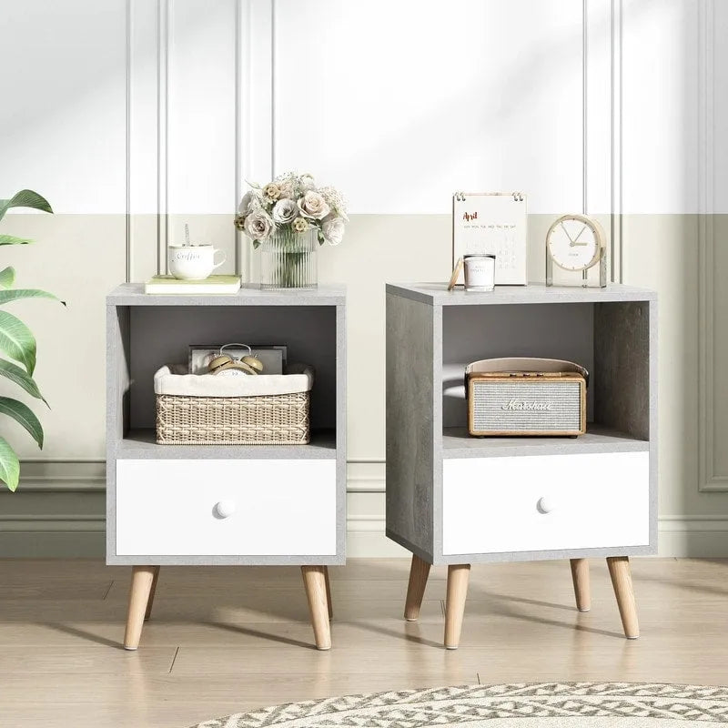 Modern Wood Nightstand