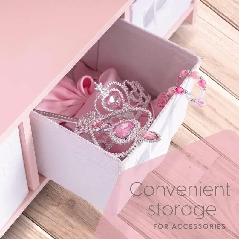 Dress Up Storage Kids Costume Organizer Center - 12D x 25W x 47H