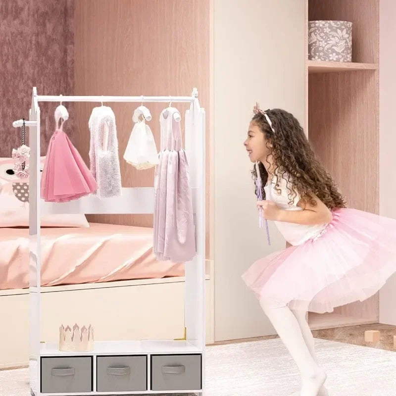 Dress Up Storage Kids Costume Organizer Center - 12D x 25W x 47H