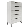 CraftPorch Chic and Vintage Wooden Chest with 5 drawers