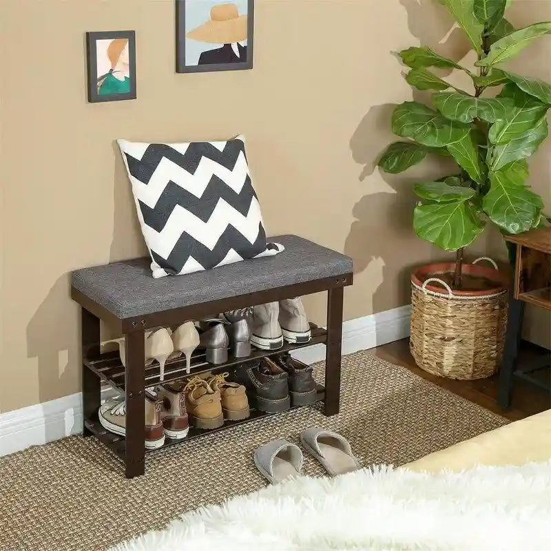 3-Tier Shoe Rack - 11.4D x 28W x 19.3H