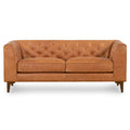 Poly & Bark Essex 74 Apartment Sofa - Full Grain Genuine Italian Leather