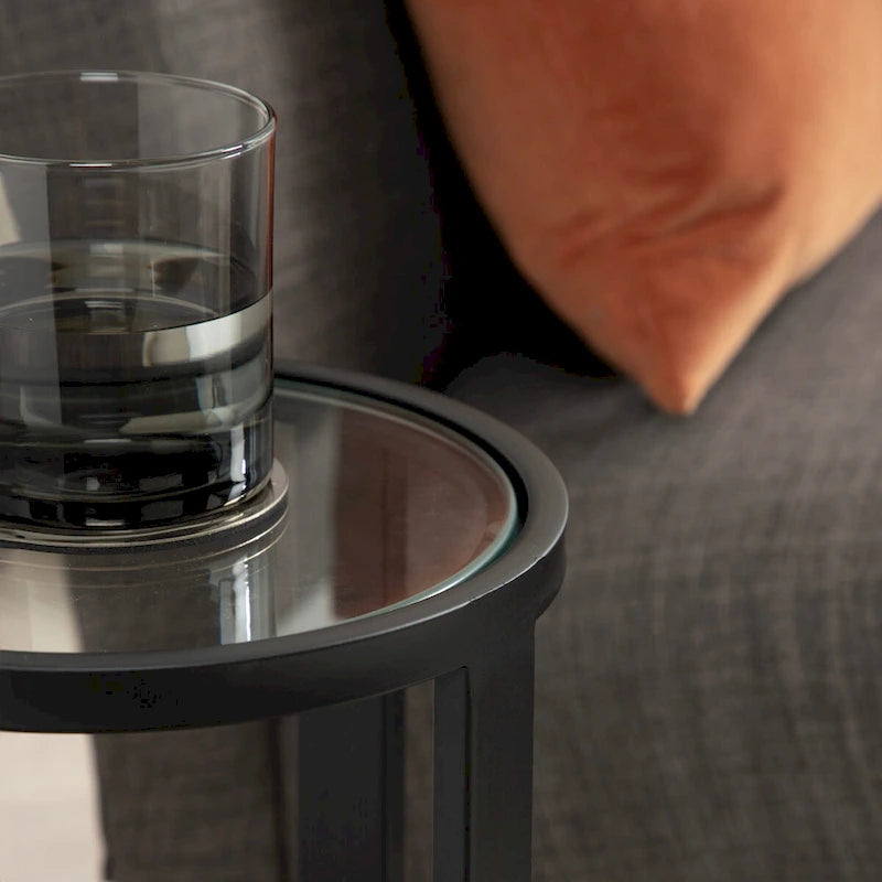 Kate and Laurel Ravalli Round Drink Table - 9x9x20