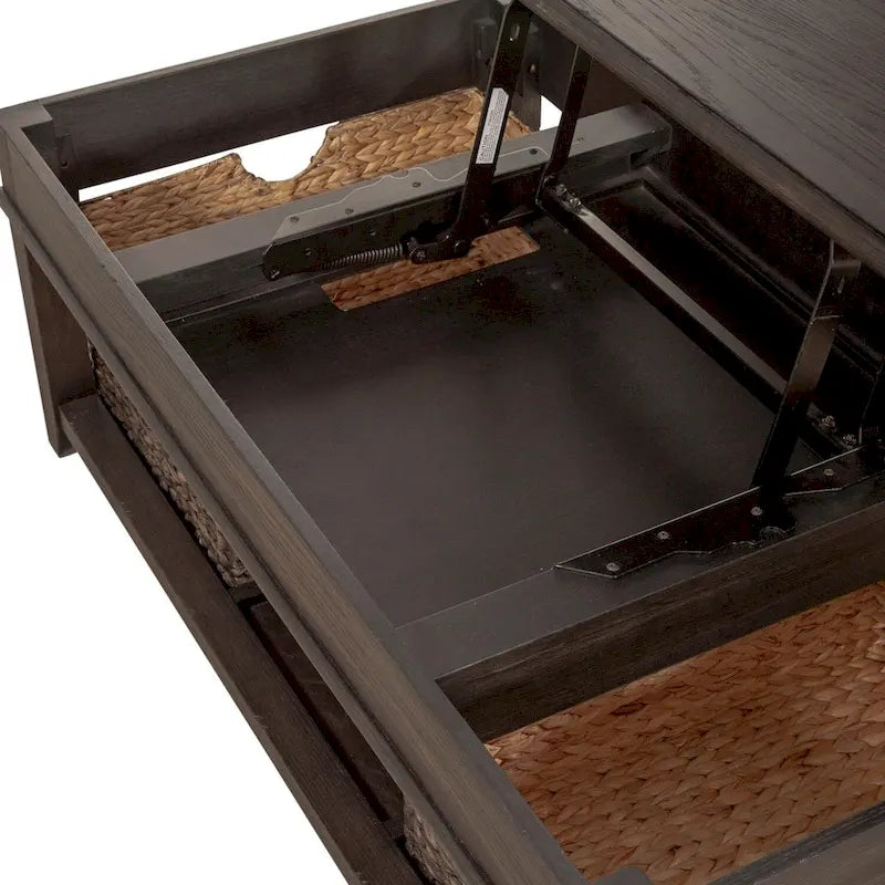 Mill Creek Peppercorn 3 Piece Lift Top Cocktail Table Set