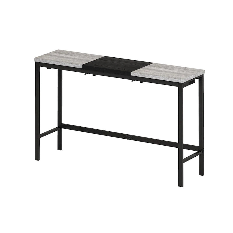 Kitchen Dining Table,Pub Table,Long Dining Table Set with 3 Stools