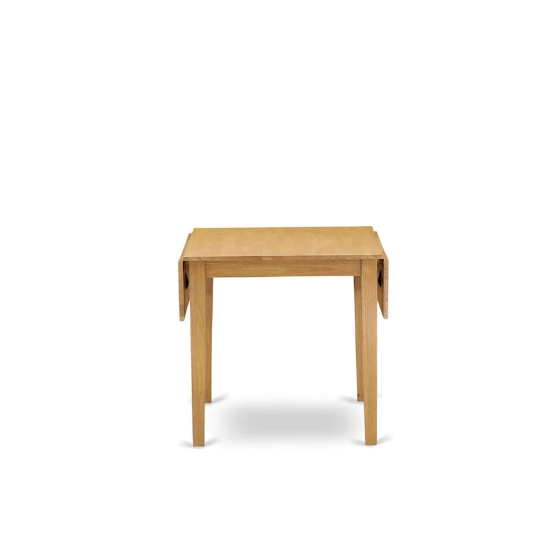 East West Furniture Dining Set- a Rectangle Dining Room Table and Kitchen Chairs, Oak (Pieces Option)