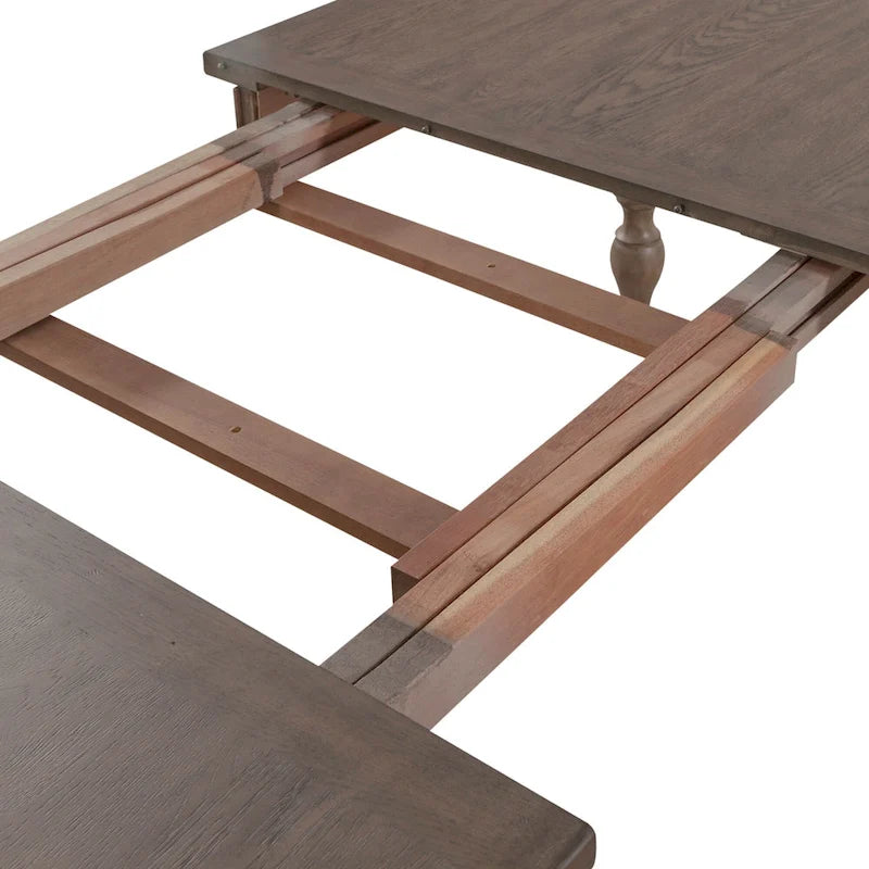 Americana Farmhouse Dusty Taupe 6 Piece Rectangular Table Set