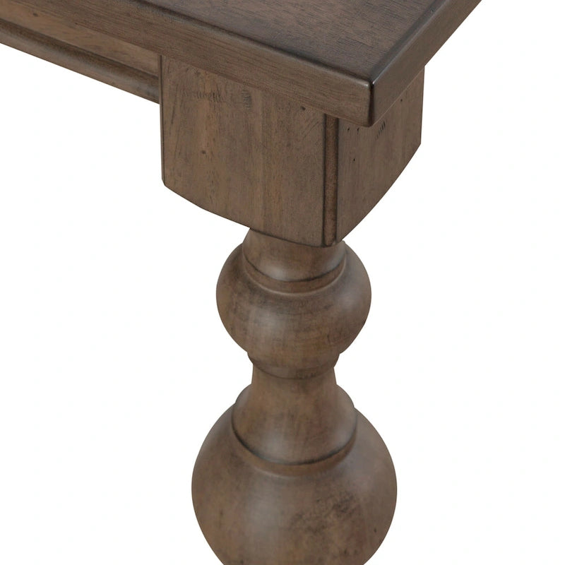 Americana Farmhouse Dusty Taupe 6 Piece Rectangular Table Set