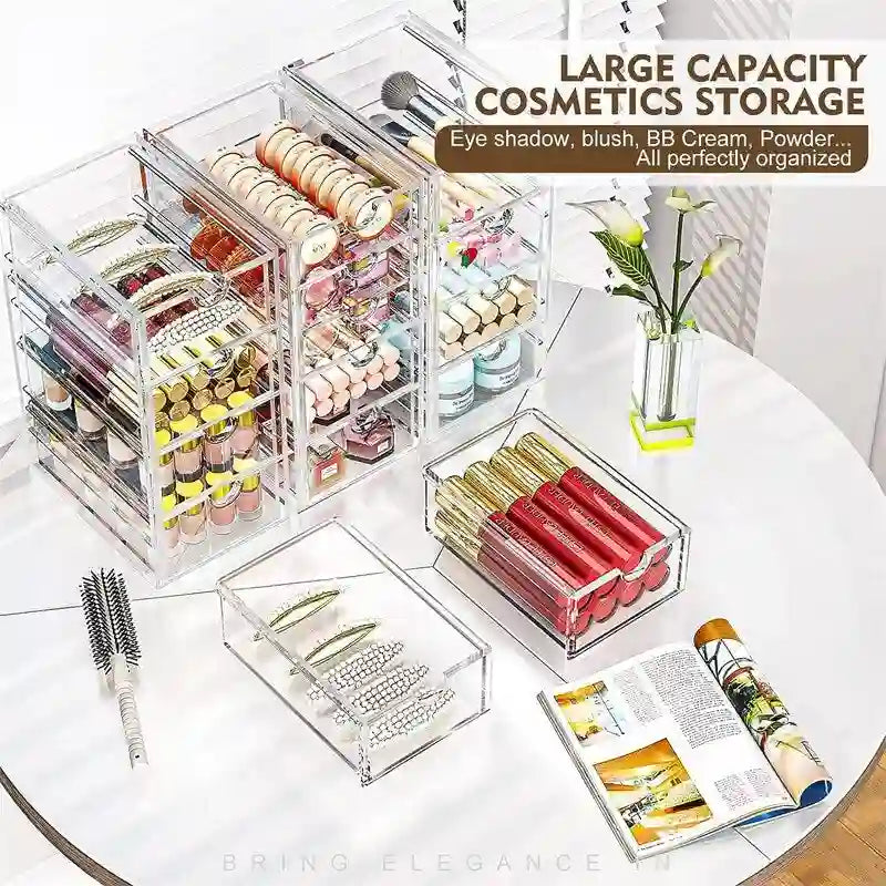 Desk Organizers And Accessories With 13 Drawers - 12.4D x 9.84W x 7H