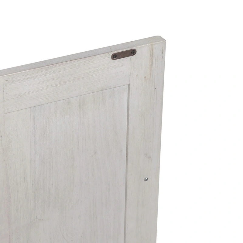 River Place Riverstone White & Tobacco Accent Cabinet