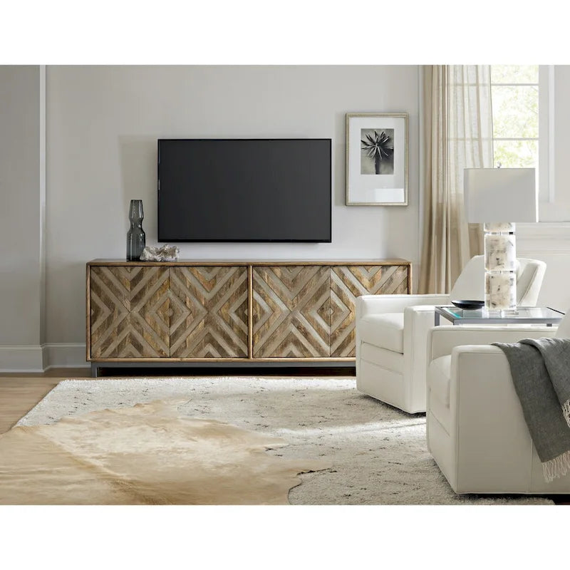 Four-Door Entertainment Console - 86W x 30H x 18D