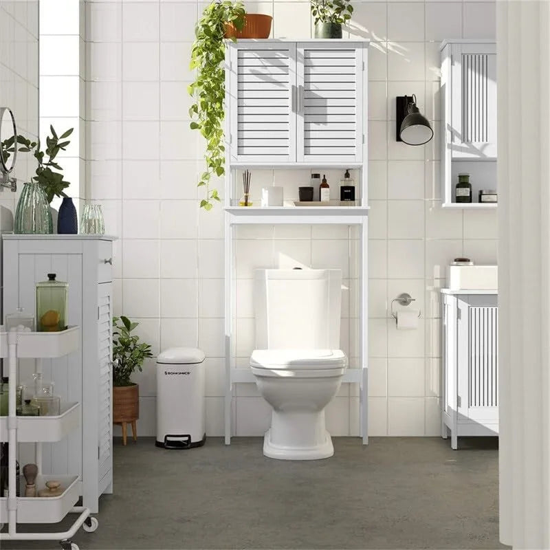 Over the Toilet Storage Cabinet - 9.1D x 23.6W x 68.1H