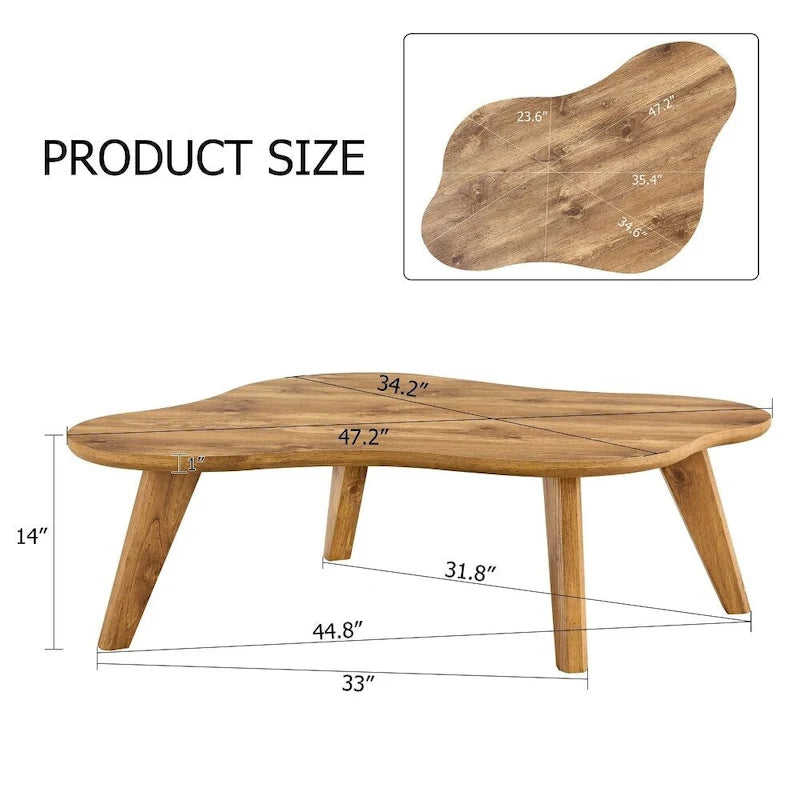 Modern Minimalist Cloud Shape Coffee Table