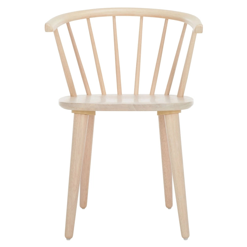 SAFAVIEH Home Blanchard 18-inch Curved Spindle Side Chair [SET of 2] - 21W x 21D x 30H