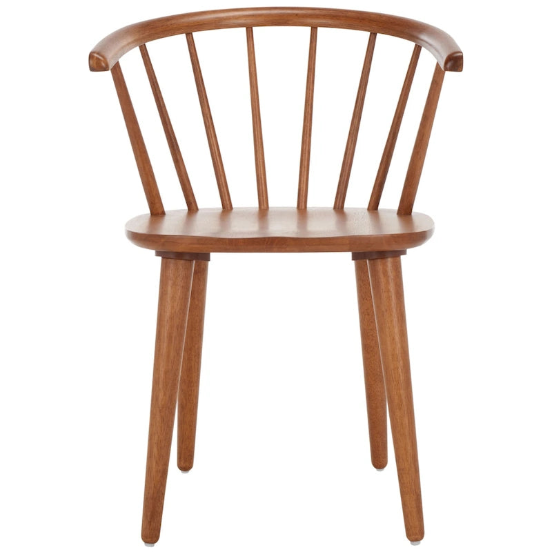 SAFAVIEH Home Blanchard 18-inch Curved Spindle Side Chair [SET of 2] - 21W x 21D x 30H