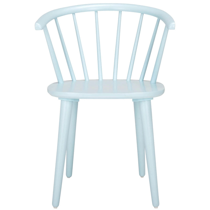SAFAVIEH Home Blanchard 18-inch Curved Spindle Side Chair [SET of 2] - 21W x 21D x 30H